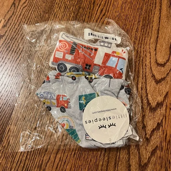 Little Sleepies Sleepyhead Lovey Firetruck - Picture 2 of 4